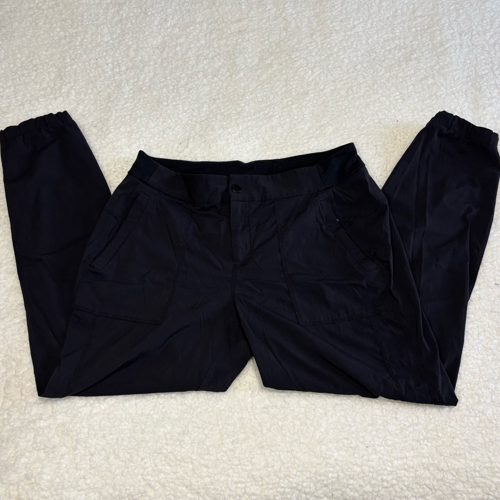 Athleta Women Black Trekkie Jogger Pants 2.0